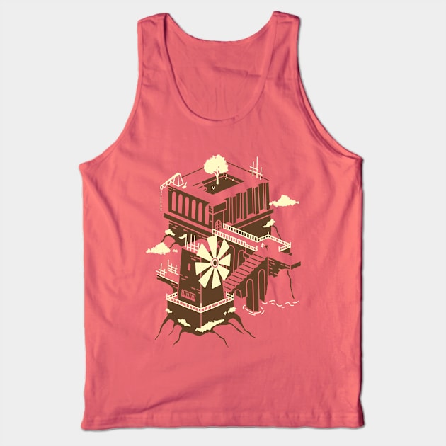 Castle of the Mist Tank Top by TravisPixels